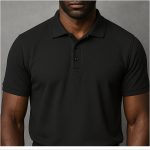 Wholesale High Quality Cotton Blank Polo | Black