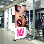 Roll Up Banner Big base (33 x 81 inches) Print & Installation