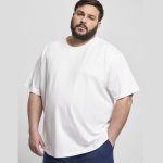 Wholesale Premium Plus size Blank Tee Shirt | White
