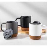 Plain Ceramic Coffee Mug With Cork