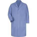 Professional High Quality Polycotton Plain Lab Coat | Blue