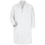 Professional High Quality Polycotton Plain Lab Coat | White